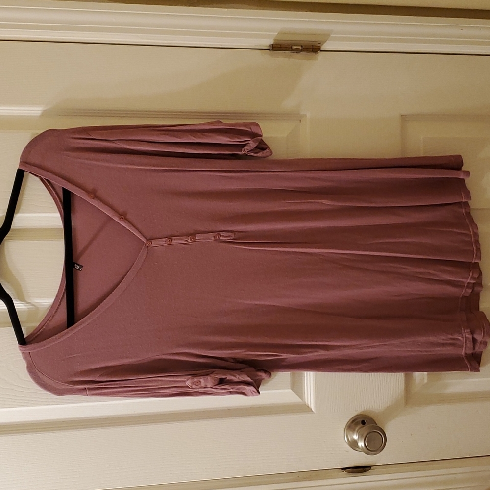 Magenta / Pink Button Shirt